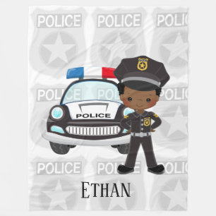 Police Fleece Blanket