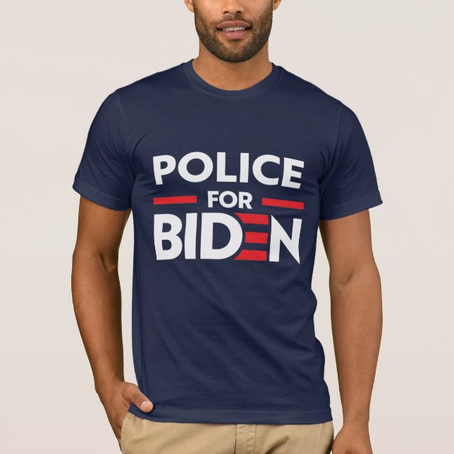 POLICE FOR JOE BIDEN T-Shirt (Front)