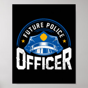 Police Future Police Officer Poster