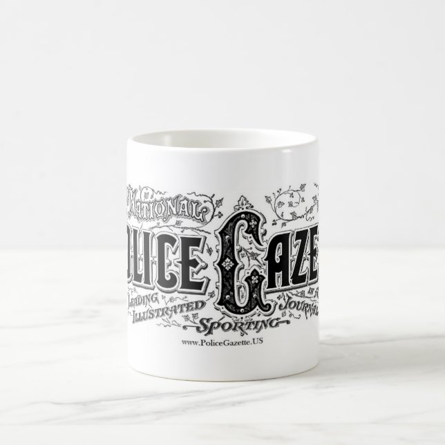 Police Gazette mug (Center)