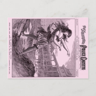 Police Gazette postcard Sandwich Island Girl