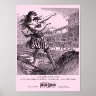 Police Gazette poster Sandwich Island Girl