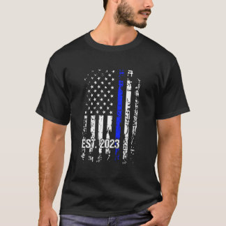 Police Graduation 2023 Shirt Back Print Police Aca