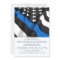 Police Graduation Invitations | USA Flag