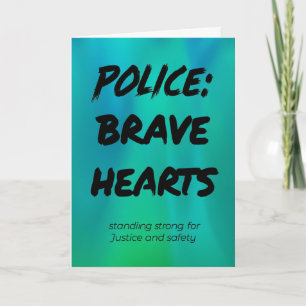 Police Greeting Card