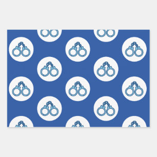 Police Handcuffs Gift Wrapping Paper