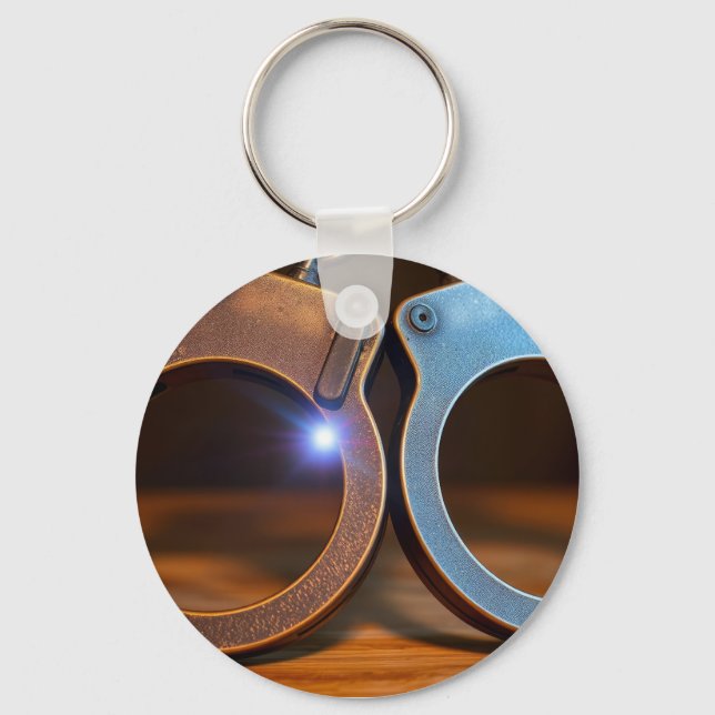 Police handcuffs key ring (Front)