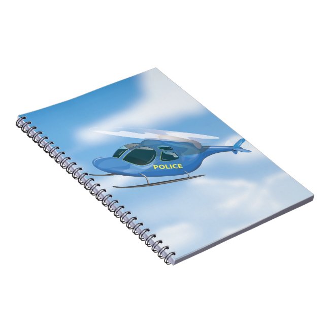Police Helicopter Notebook (Right Side)