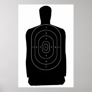 Police Human Target Poster