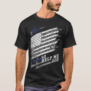 Police In America Police Support Police Gifts On T-Shirt