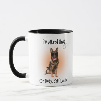 Police K9 Mug Coffee Funny Pawtrol Unit