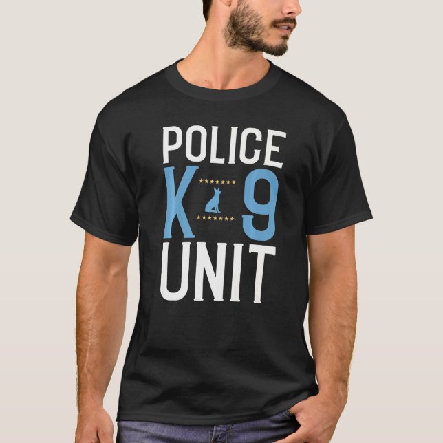 Police K9 Unit K9 Police Officer  1 T-Shirt (Front)