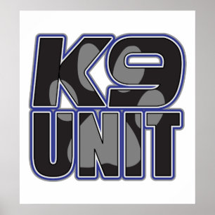 Police K9 Unit Paw Print