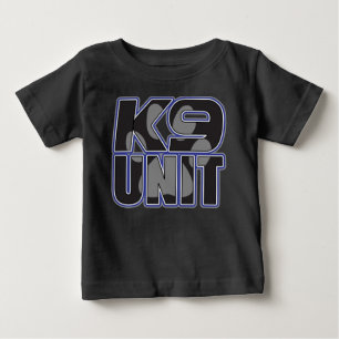 Police K9 Unit Paw Print Baby T-Shirt