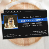 Police K9 Unit Thin Blue Line Law Enforcement