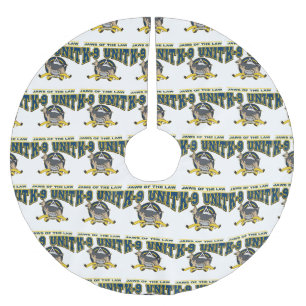 Police K-9 Unit Brushed Polyester Tree Skirt