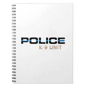 Police K-9 Unit Notebook