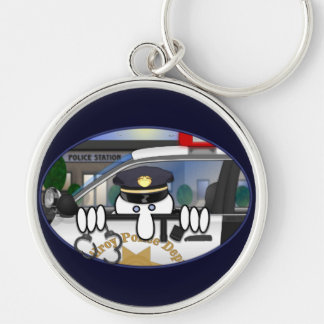Police Kilroy Keychain