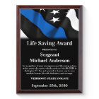 Police Life Saving Personalised Thin Blue Line