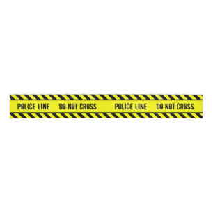 POLICE LINE - DO NOT CROSS GROSGRAIN RIBBON