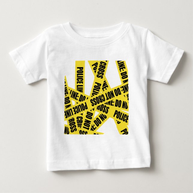 Police Line Tangle Baby T-Shirt (Front)