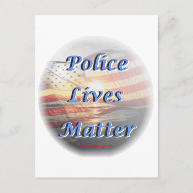 Police_Lives_Matter2 Postcard (Front)