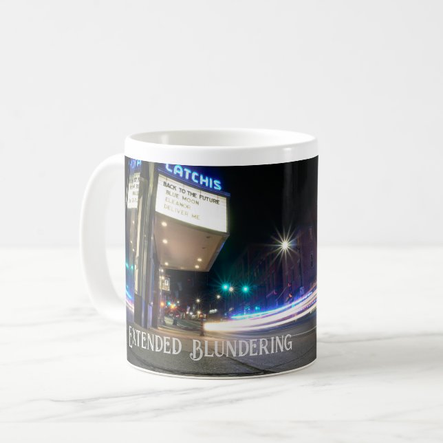 Police Long Exposure Mug (Front Left)