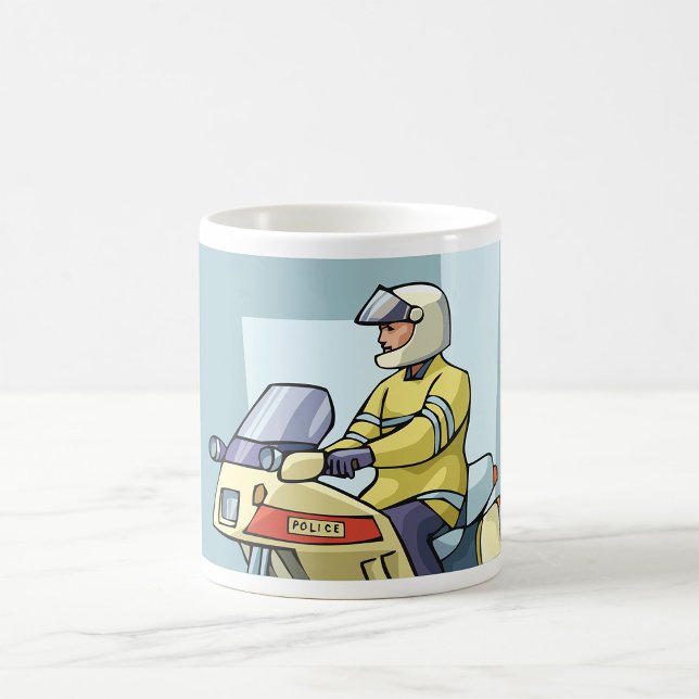 Police Motorcycle Officer Law Enforcement Coffee Mug (Creator Uploaded)
