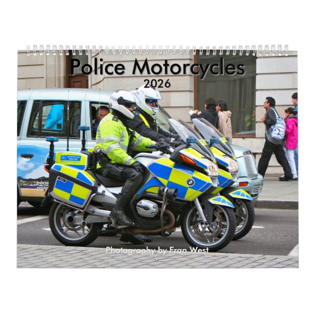 Police Motorcycles 2026 calendar (Cover)