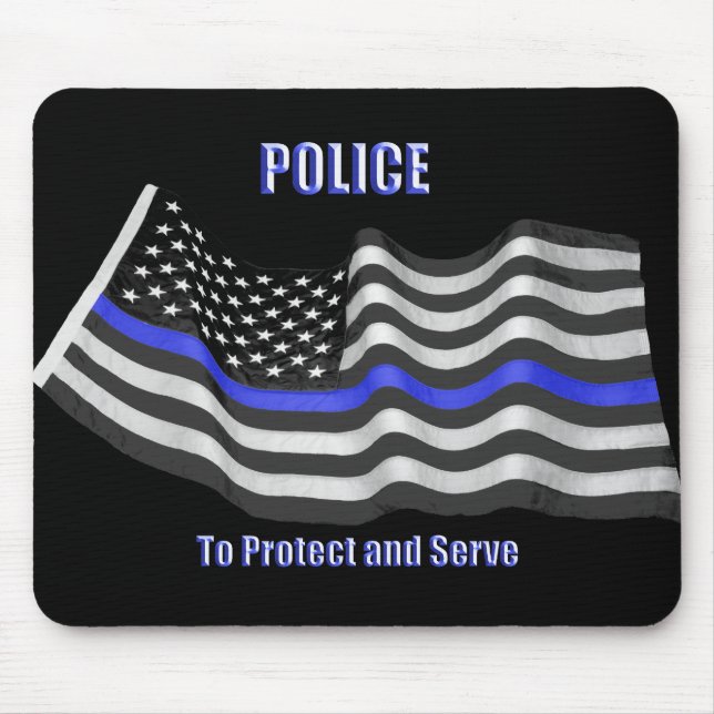 Police Mouse Pad (Front)