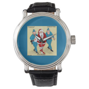 Police Navidad Funny Christmas Watch