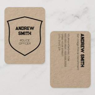 👮♂️ Police Officer Business Card