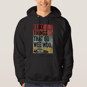 Police Officer Cop Policeman Law Enforcement Polic Hoodie