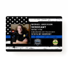 Police Officer Custom Photo Law Enforcement ID