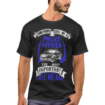 Police Officer Dad Car Law Enforcement Father
