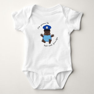 Police officer grandpa baby bodysuit