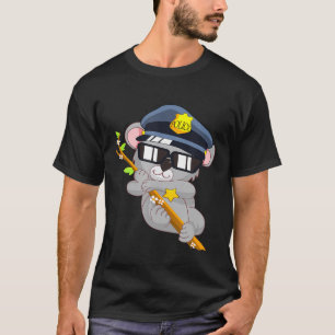 Police Officer Koala Bear Cop Appreciation T-Shirt