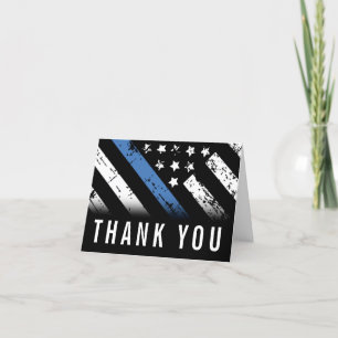 Police Officer Law Enforcement First Responder Thank You Card