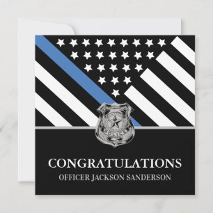 Police Officer Law Enforcement Retirement Card