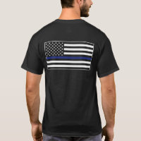 Police Officer Law Enforcement Thin Blue Line Flag
