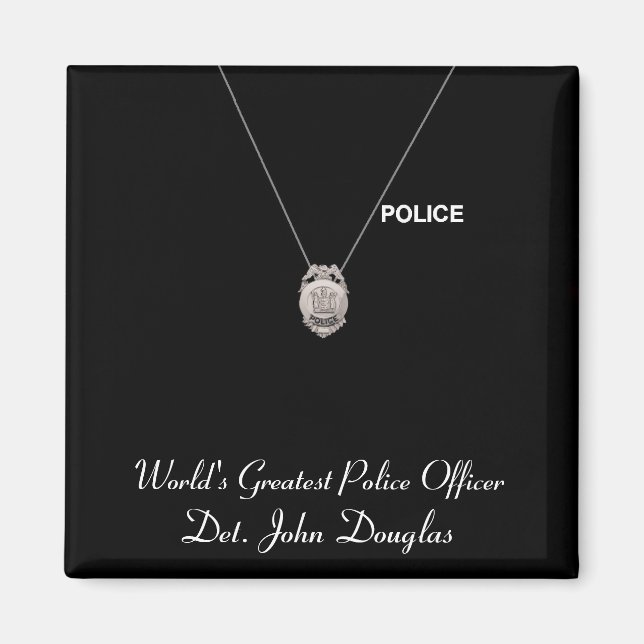 Police Officer Magnet (Front)