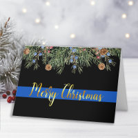 Police Officer Merry Christmas Law Enforcement