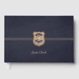 Police Officer Retirement Guest Book