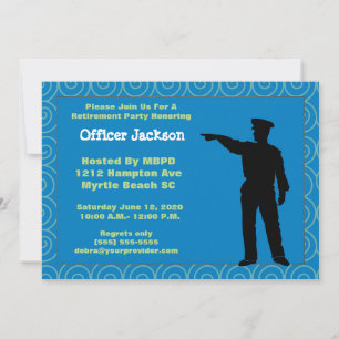 Police Officer Retirement Invitation