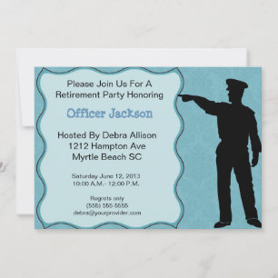 Police Officer Retirement Invitation