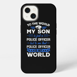 Police Officer Son Is My World Police Mum Police D iPhone 13 Case