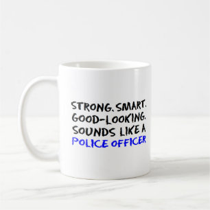 Police officer sound coffee mug