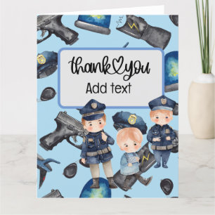 Police Officer Thank You Card