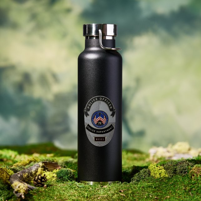 Police Officer Water Bottle (Outdoor)