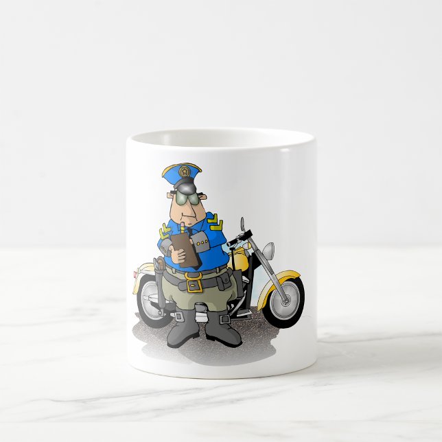 Police Officer Writing A Ticket Mug (Creator Uploaded)